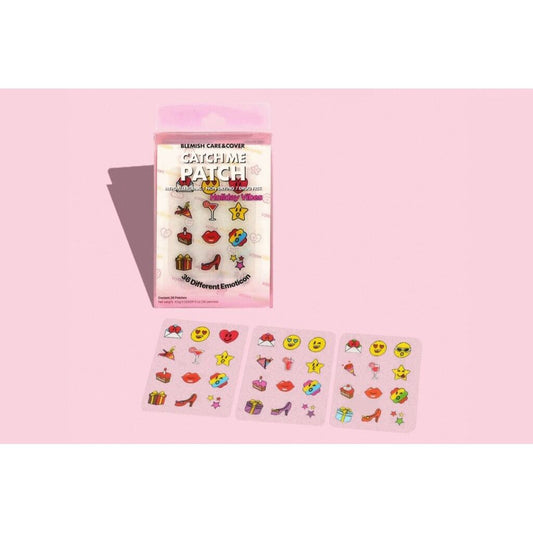 Catch Me Patch Holiday Vibes Emoticon Design 36pcs - Επιθέματα Υδρογέλης για Κάλυψη Σημαδιών