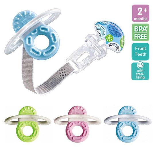 Mam Bite Μασητικός Κρίκος Οδοντοφυΐας από Καουτσούκ για 2 m+ Ροζ