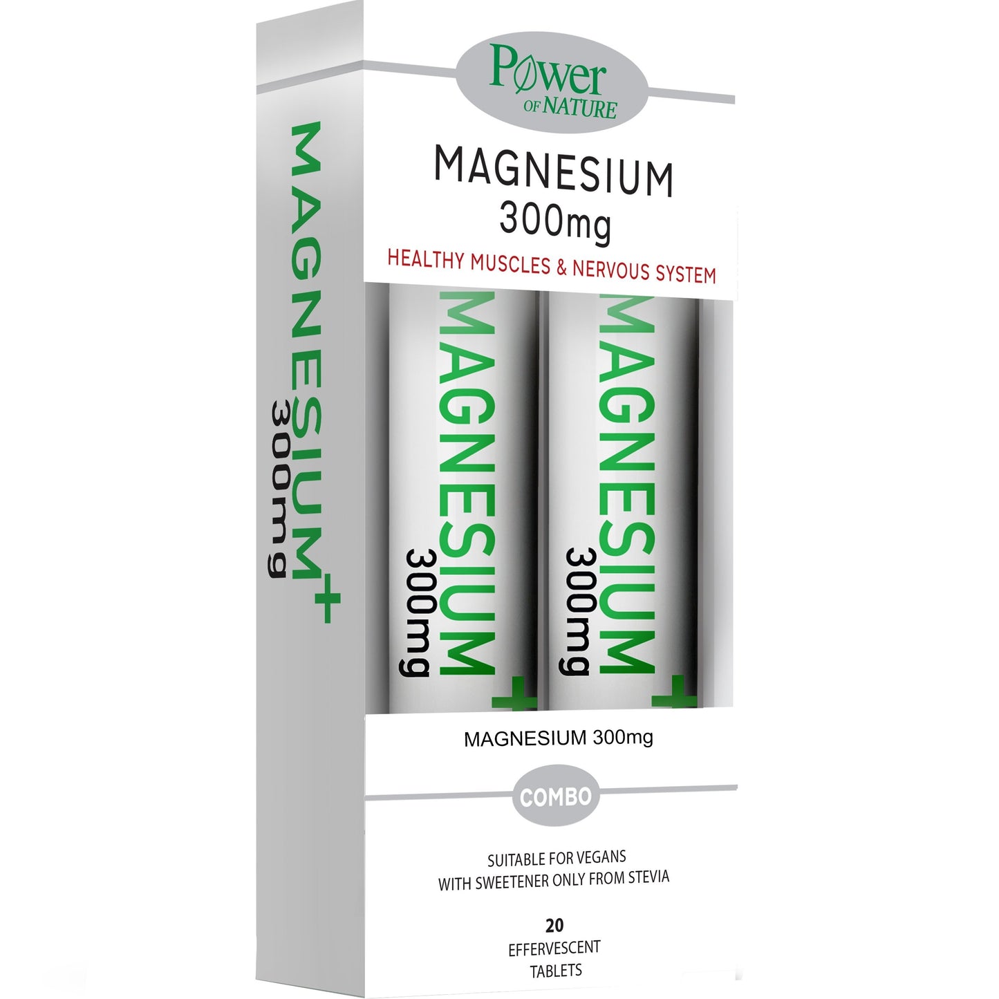Power of Nature Promo Magnesium 300mg, 2x20eff.tabs, 1σετ