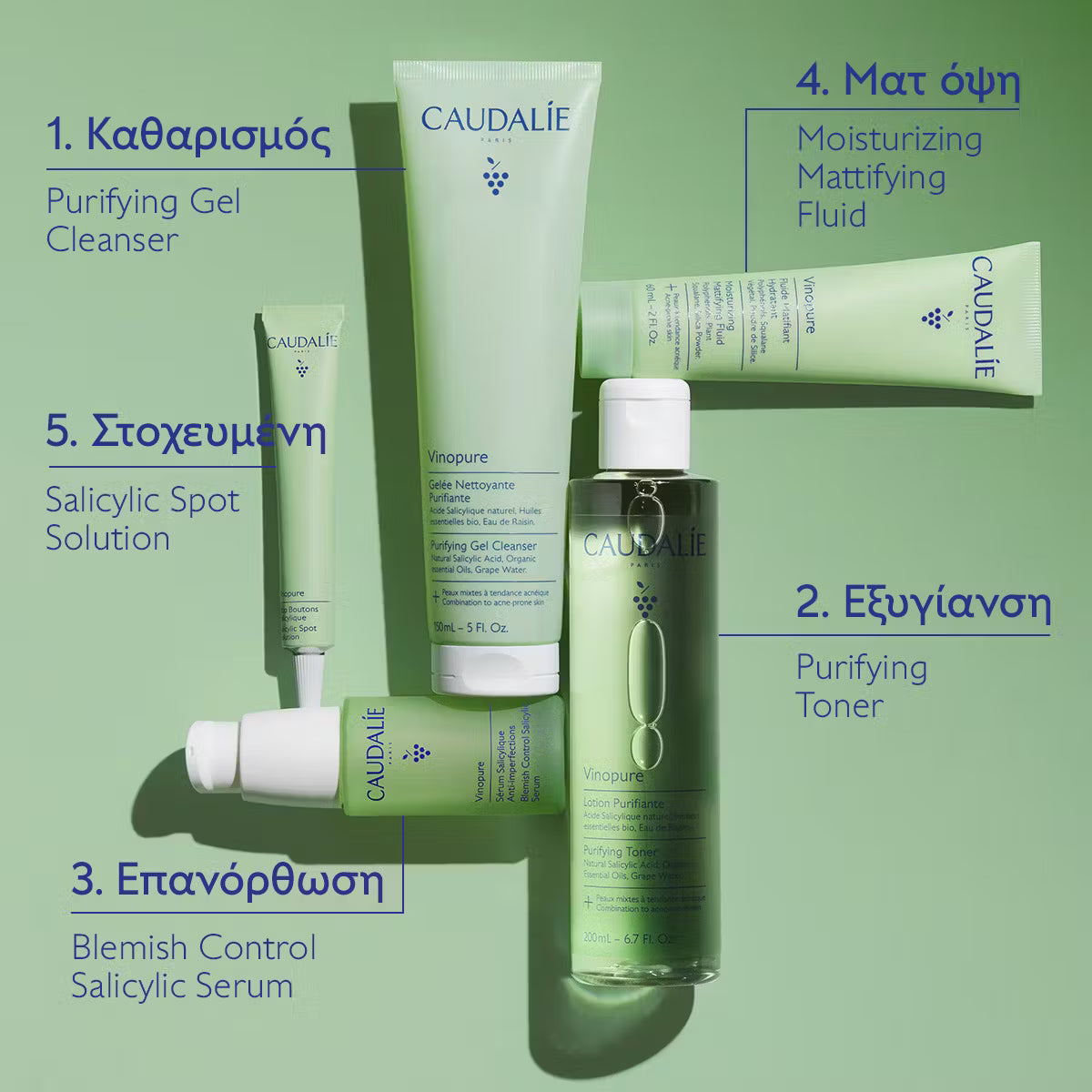 Caudalie Vinopure Purifying Gel Cleanser 385 ml