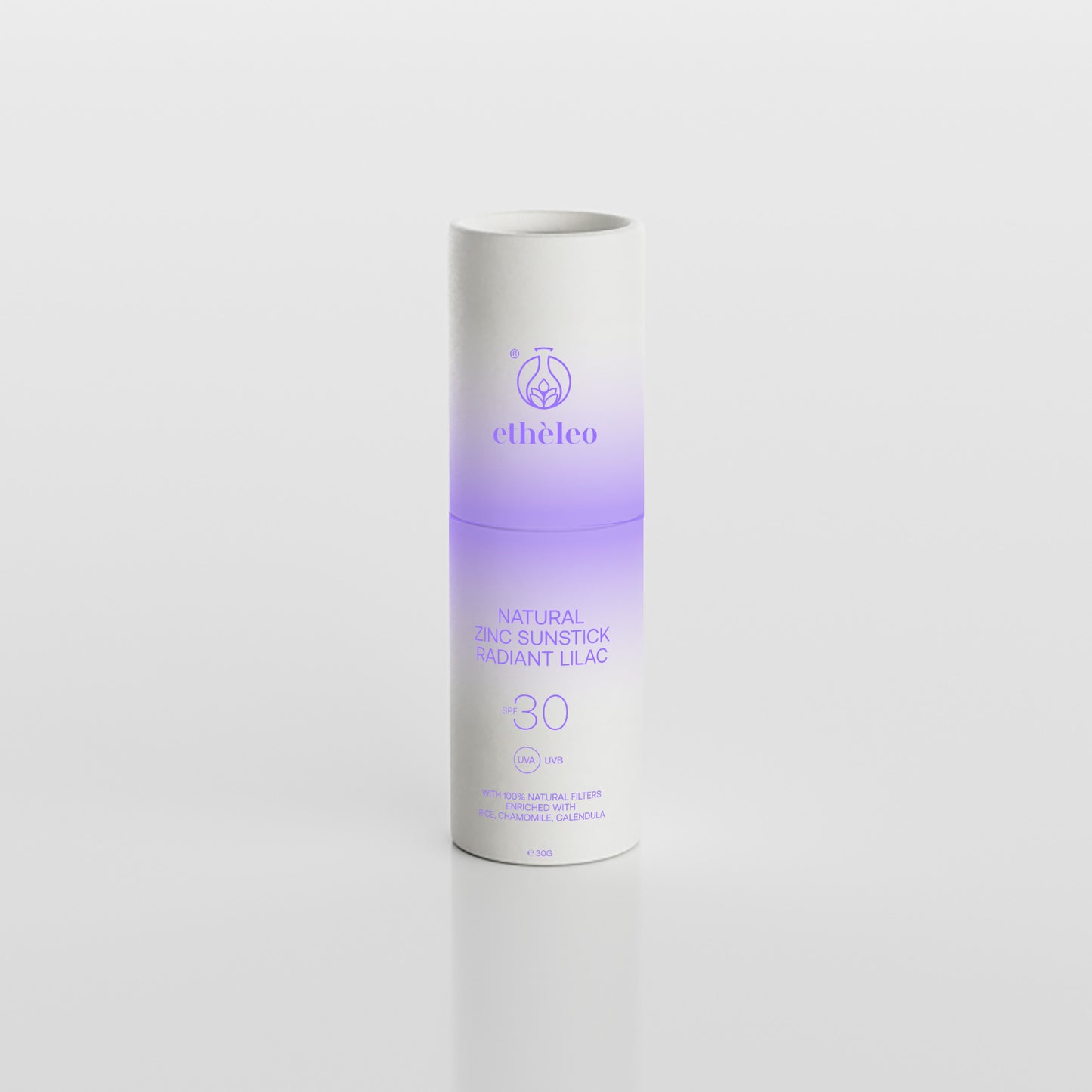 Etheleo Natural Zinc Sunstick Radiant Lilac SPF 30