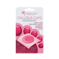 Vican Carnation Callous Caps Επιθέματα Αφαίρεσης Κάλων με Σαλικυλικό Οξύ 2 Τεμάχια