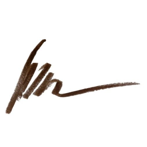 MUA BROW PENCIL & BLENDING BRUSH DARK BROWN