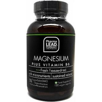 Pharmalead Magnesium Plus Vitamin B6 120 φυτικές κάψουλες