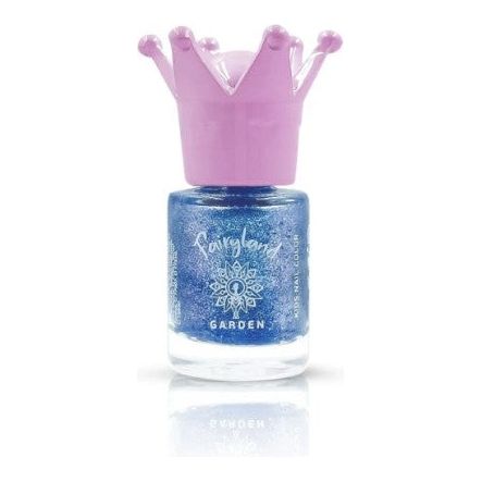 Garden Fairyland Kids Nail Polish Glitter Blue Betty 1, 7.5ml