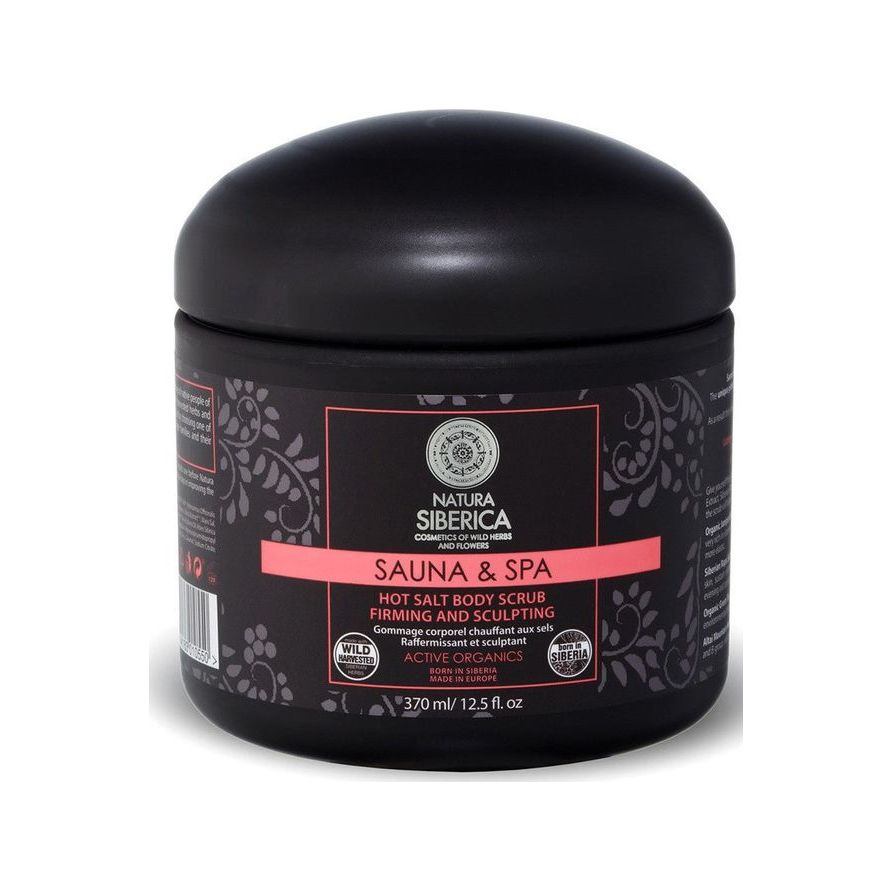 Natura Siberica Sauna & Spa Scrub για Αδυνάτισμα και την Κυτταρίτιδα Σώματος Hot Salt 370ml