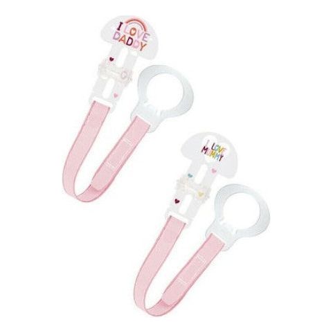 Mam Clip Set I Love Mummy & Daddy