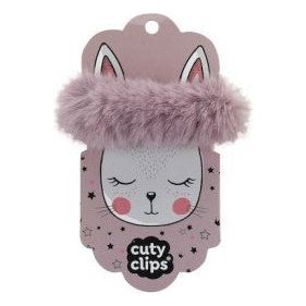 Fluffy Bunny No 1 Children's Scrunchy in Pink Color 1pc