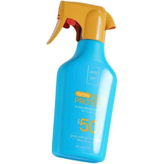 Lavish Care Family Αντηλιακό Λάδι Προσώπου και Σώματος SPF50 σε Spray 300ml