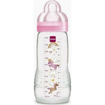 Mam Πλαστικό Μπιμπερό Easy Active με Θηλή Σιλικόνης 330ml για 4+ μηνών