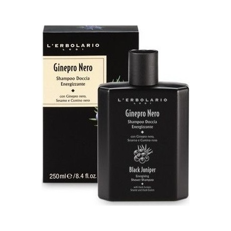 L' Erbolario Black Juniper Energising Shower Shampoo 250ml