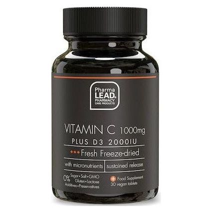 Pharmalead Black Range Vitamin C Plus D3 2000iu 1000mg 30 φυτικές κάψουλες