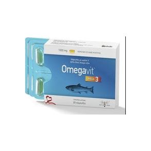 Uplab Pharmaceuticals Omegavit Ιχθυέλαιο 1000mg 30 μαλακές κάψουλες
