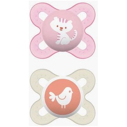 Mam Ορθοδοντικές Πιπίλες Σιλικόνης για 0-2 μηνών Start με Θήκη