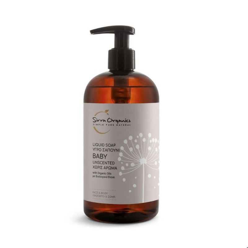 Υγρό Σαπούνι με Βιολογικά Έλαια Sirra Organics-Baby 500ml