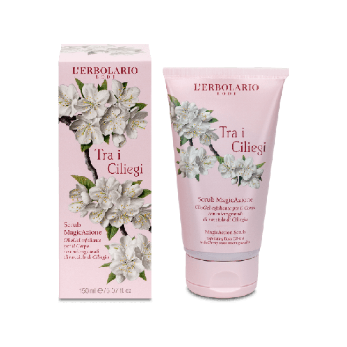 L'Erbolario Tra i Ciliegi MagicAzione Body Scrub Cream (Cherry Blossoms) 150ml