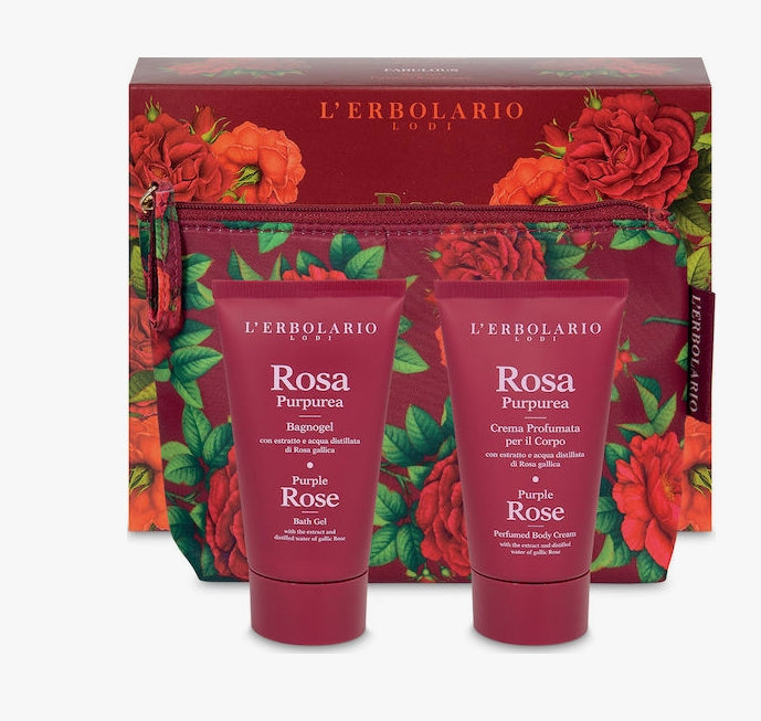 L'Erbolario Rosa Purpurea Favolosa Beauty Set Shower Gel, 75ml & Κρέμα Σώματος, 75ml