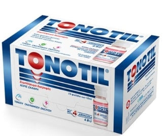 Tonotil με 4 Αμινοξέα & B12 Πόσιμο Συμπλήρωμα Διατροφής, 15 x 10ml