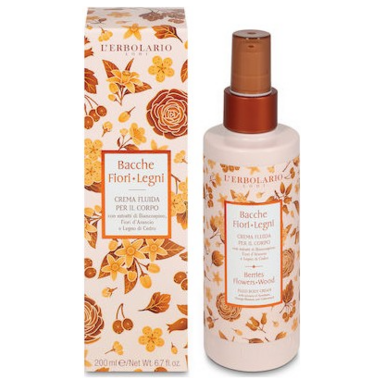 L' Erbolario Berries Flowers Wood Fluid Body Cream 200ml
