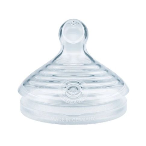 NUK For Nature Θηλή Σιλικόνης Μεσαίας Οπής, 2τμχ