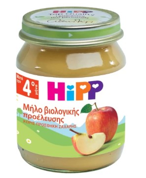 Hipp Γεύμα Μήλο Βιολογικής καλλιέργειας μετά τον 4ο μήνα 125g