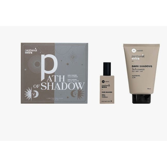 Panthenol Extra Men Promo Path of Shadow με Dark Shadows 3in1 Cleanser Ανδρικό Σαμπουάν-Αφρόλουτρο, 200ml & Dark Shadows Eau De Toilette Ανδρικό Άρωμα, 50ml, 1σετ