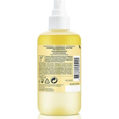 Vichy Capital Soleil Solar Protective Water with Hyaluronic Acid Αδιάβροχη Αντηλιακή Λοσιόν για το Σώμα SPF50 σε Spray 200ml