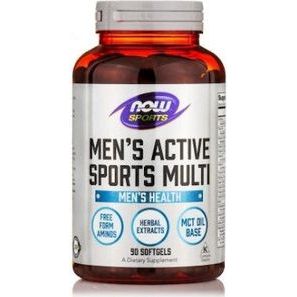 Now Foods Men's Active Sports Multi 90 μαλακές κάψουλες