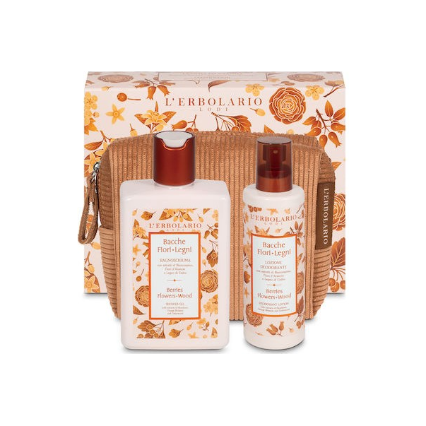 L' Erbolario Berries Flowers Wood Limited Edition Σετ Καθαρισμού με Αφρόλουτρο