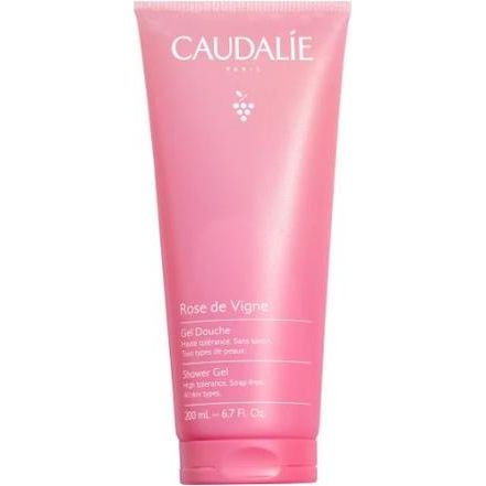 Caudalie Rose De Vigne Gel Douche, Gentle Shower Gel with Rose Scent 200ml