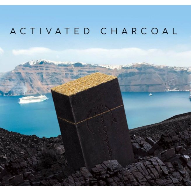 Sirra Organics Χειροποίητο Σαπούνι Προσώπου DETOX με Ενεργό 'Aνθρακα 80g