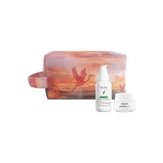 Vichy Vichy Uv Clear Summer Pouch Capital Soleil Uv Clear Spf50+ Λεπτόρρευστο Αντηλιακό Κατά Των Ατελειών, 40ml & Δωρο Συλλεκτικό Τσαντάκι Αποκλειστικά Σχεδιασμένο By Nidodileda & Mineral 89 Κρέμα Βοοster Ενυδάτωσης, 15ml