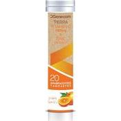 Genecom Terra Витамин C 1000 mg & Цинк 20 ефервесцентни таблетки Портокал
