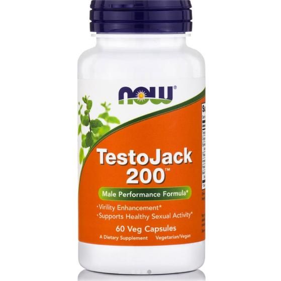 Now Foods Testo Jack 200mg Συμπλήρωμα για την Σεξουαλική Υγεία 60 φυτικές κάψουλες