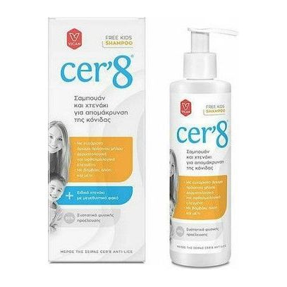 Vican Anti-Lice Shampoo & Comb Cer'8 Anti Lice for Children 200ml