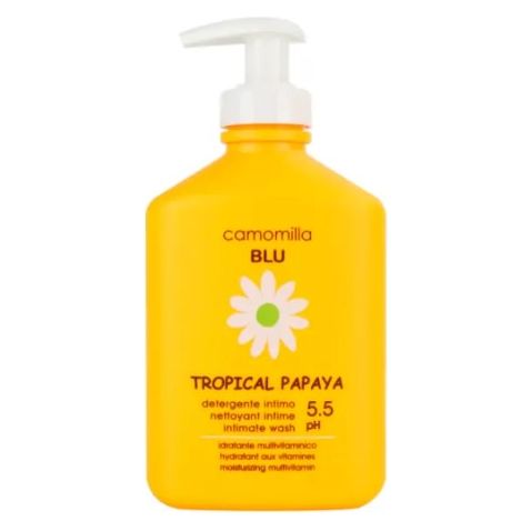 Camomilla Blu Intimate Wash Tropical Papaya Ph 5.5 Υγρό Καθαρισμού της Ευαίσθητης Περιοχής 300ml