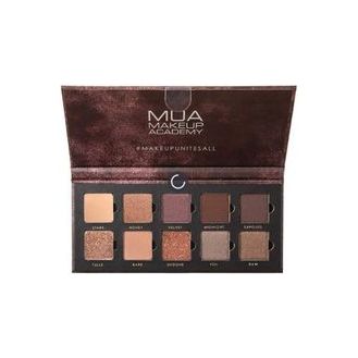 MUA 10 SHADE EYESHADOW PALETTE - VELVET NUDES