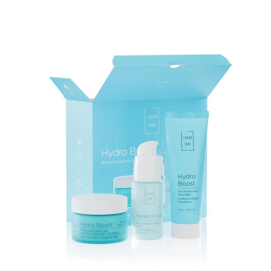 Lavish Care PROMO Hydro Boost Moisturising Hydro Gel Light Texture Ενυδατική Κρέμα Gel Ελαφριάς Υφής 50ml - Face Serum Ενυδατικός Ορός Προσώπου 30ml - Moisturising Face Mask Ενυδατική Μάσκα Προσώπου 75ml