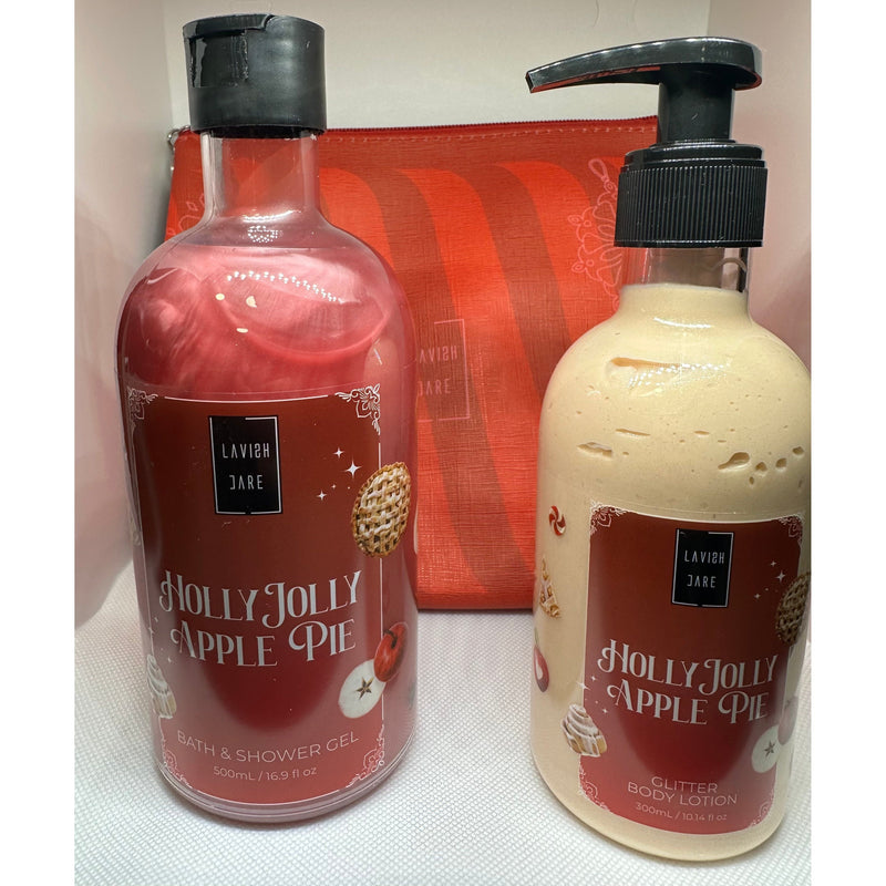 Lavish Care Holly Jolly Apple Pie Care Set