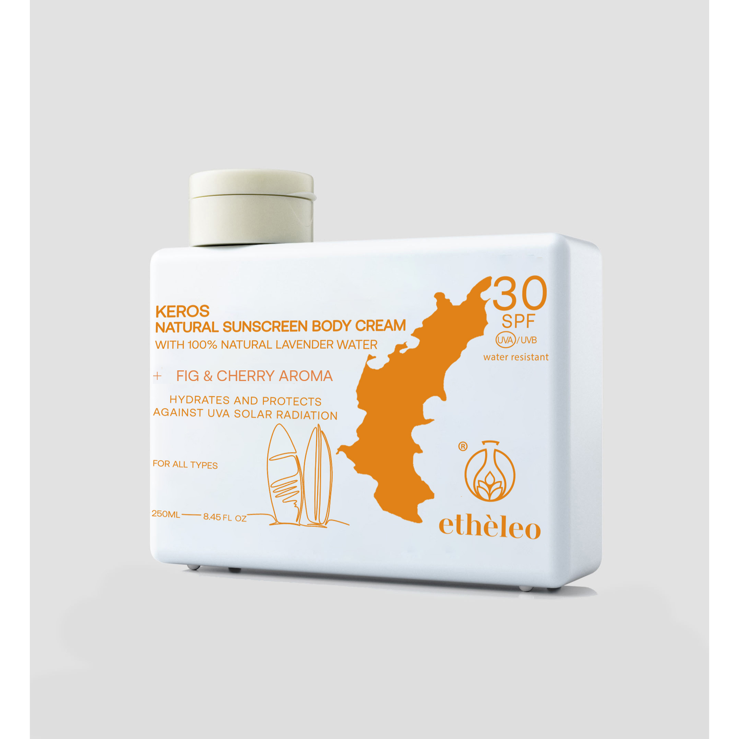 Etheleo KEROS Body Sunscreen Cream SPF30