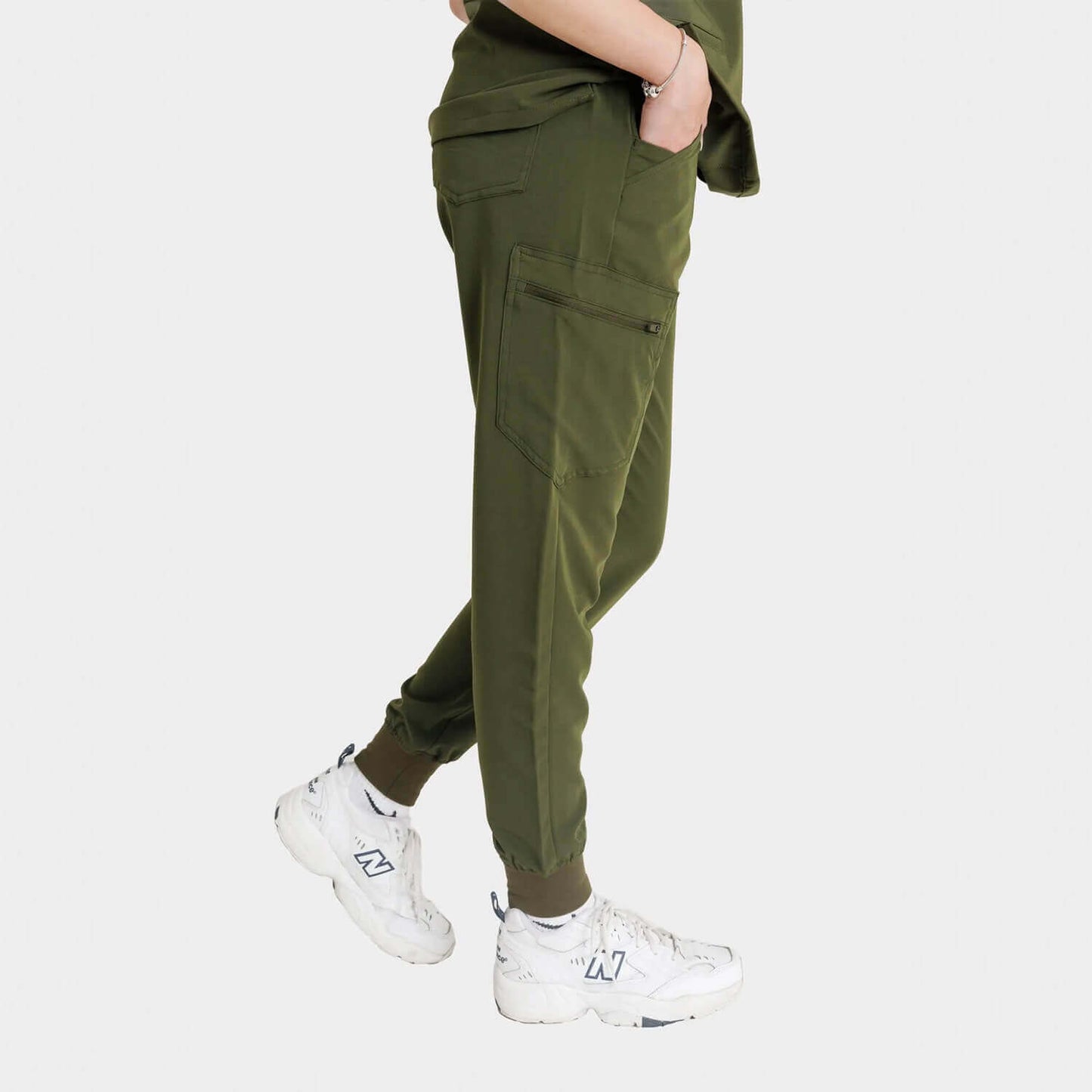 Scrub Παντελόνι – Λαδί - S