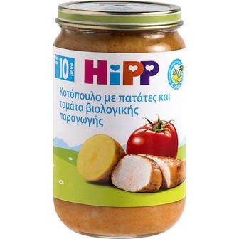 Hipp Φρουτόκρεμα Μήλο-Μπανάνα με Μπισκότα 4m+ 190gr