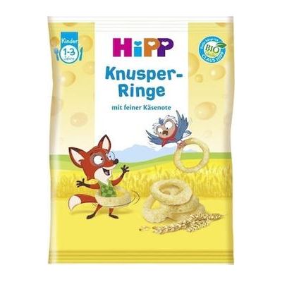 Hipp Crunchy Cheese Rings with Cheese Flavor Without Sugar 25gr for 12+ months