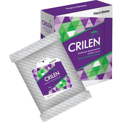 Frezyderm Crilen Εντομοαπωθητικά Μαντηλάκια Υγρά Κατάλληλα για Παιδιά 20τμχ