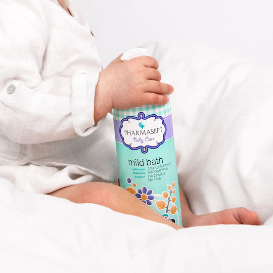 Pharmasept Baby Care Mild Bath Βρεφικό Αφρόλουτρο για Σώµα & Μαλλιά, 1lt