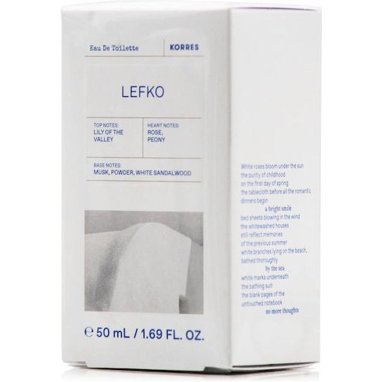 Korres Lefko Eau de Toilette 50ml