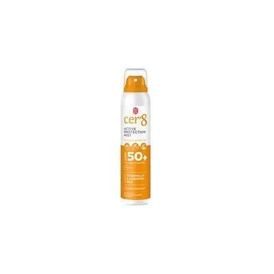 Vican Cer'8 Active Protection Αδιάβροχο Αντηλιακό Mist Προσώπου και Σώματος SPF50+ 125ml