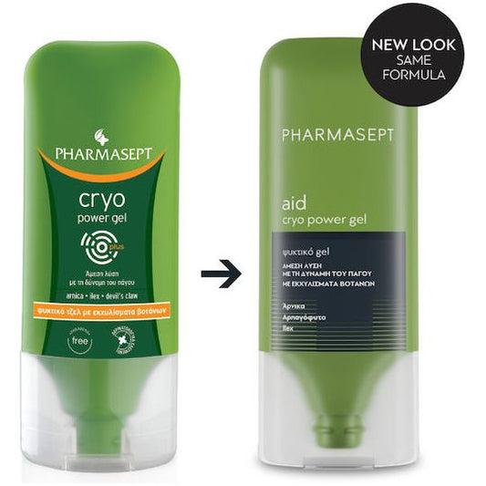 Pharmasept Aid Cryo Power Gel Ψυκτικό Τοπικό Αναλγητικό Τζελ, 100ml