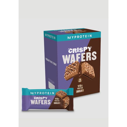 Myprotein Crispy Waffer Μπάρα με 15gr Πρωτεΐνης & Γεύση Chocolate 40gr