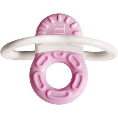 Mam Bite Rubber Teething Ring for 2 m+ Pink